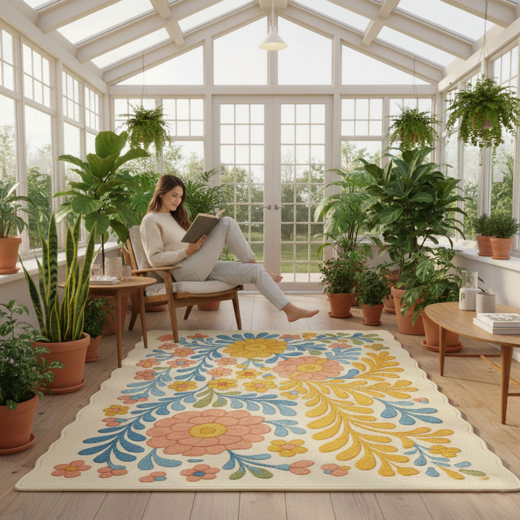 SOLERA - Hand Tufted Floral Carpet